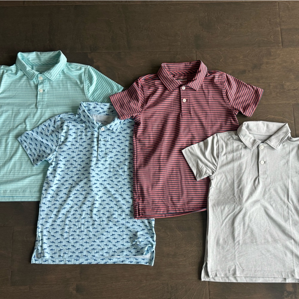 JCrew Kids Performance Polo Set